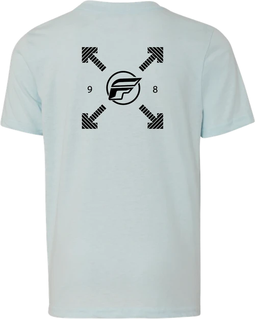 FLY RACING 354-0325YL YOUTH FLY LOST TEE ICE BLUE YL