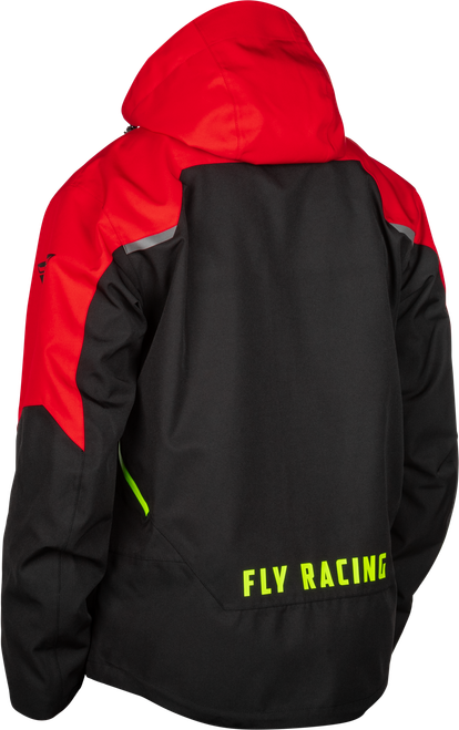 FLY RACING 470-5209X CARBON JACKET BLACK/RED XL