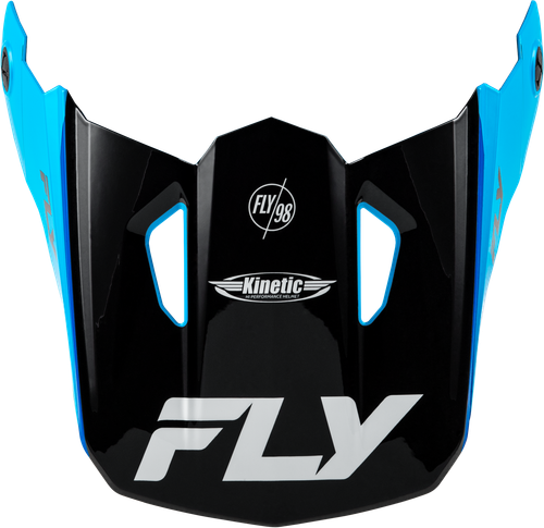 FLY RACING 73-8681 KINETIC RALLY HELMET VISOR BLUE/BLACK/WHITE XS/SM
