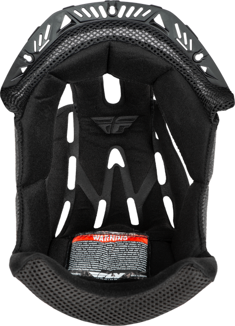 FLY RACING 73-8703 KINETIC HELMET LINER SET BLACK LG