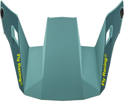 FLY RACING 73-91135 YOUTH RAYCE HELMET VISOR MATTE BLUE STONE/HI-VIS YS-YL