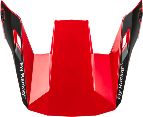 FLY RACING 73-91139 RAYCE HELMET VISOR RED/BLACK/WHITE XS-LG