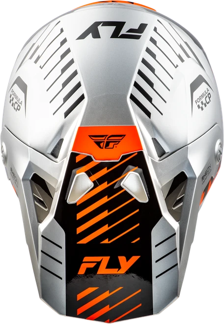 FLY RACING 73-00532X FORMULA CP SLICE HELMET GREY/ORANGE/BLACK 2X