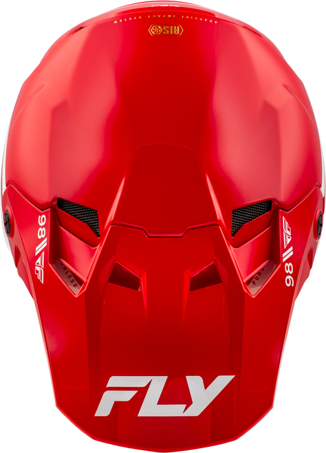 FLY RACING 73-43472X FORMULA CC OBJECTIVE HELMET RED/WHITE 2X