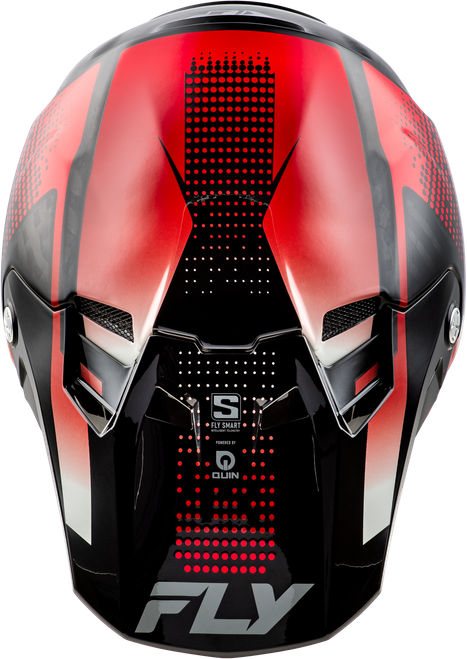 FLY RACING 73-4465S FORMULA S CARBON PROTOCOL HELMET BLACK CARBON/RED SM