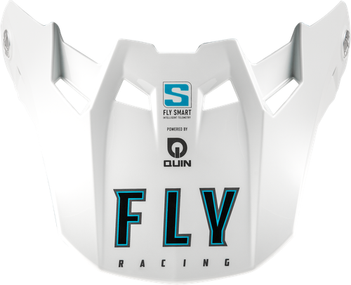 FLY RACING 73-4496 FORMULA S CARBON SOLID VISOR WHITE MD/LG