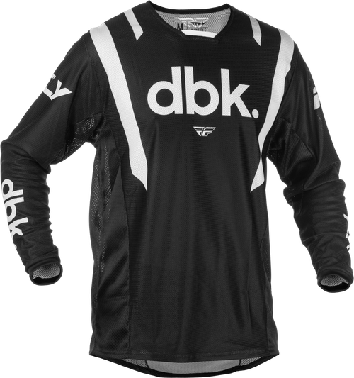 FLY RACING 379-317M KINETIC MESH DBK JERSEY BLACK/WHITE MD