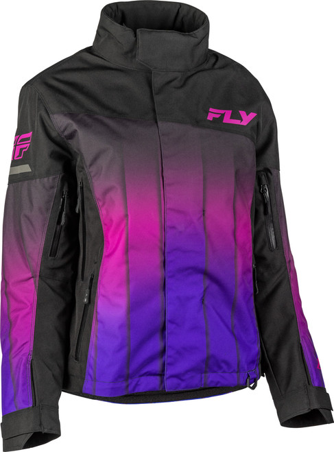 FLY RACING 470-4521L WOMEN'S SNX PRO JACKET PURPLE/BLACK LG