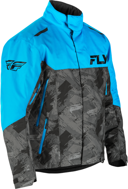 FLY RACING 470-5406M SNX PRO JACKET BLUE/BLACK MD