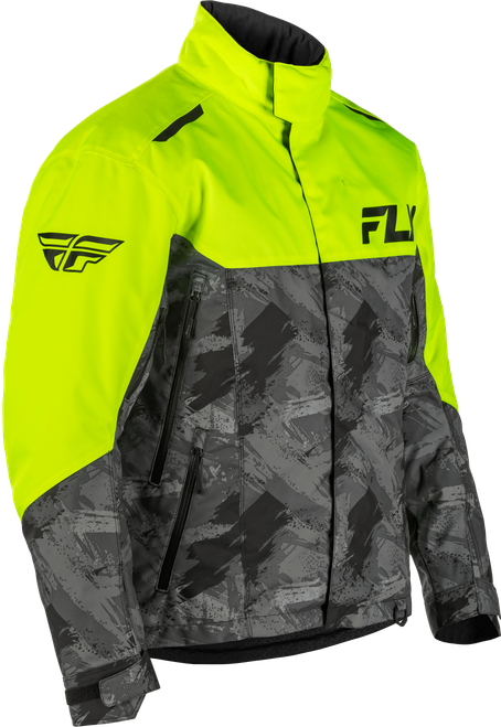 FLY RACING 470-5407S SNX PRO JACKET HI-VIS/BLACK SM