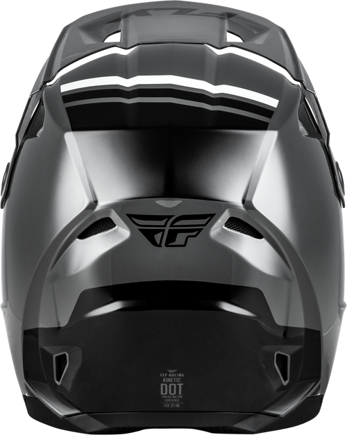 FLY RACING 73-8720L KINETIC VERDICT HELMET GREY/BLACK/WHITE LG