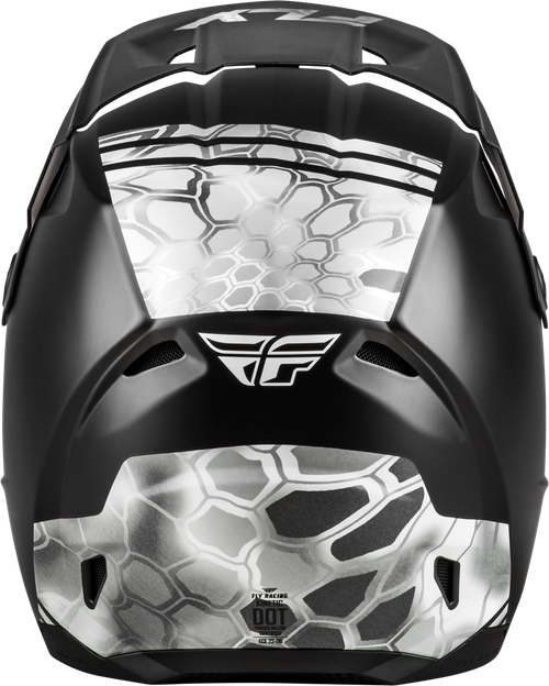 FLY RACING 73-8728L KINETIC VERDICT KRYPTEK HELMET BLACK/GREY LG
