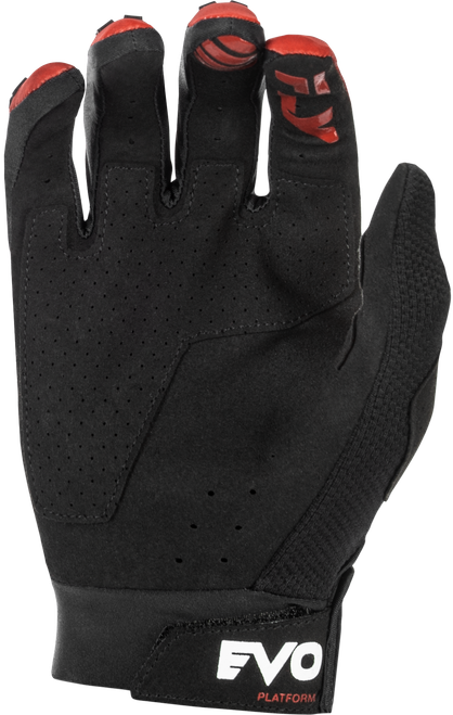 FLY RACING 379-112YL YOUTH EVOLUTION DST GLOVES RED/BLACK/GREY YL