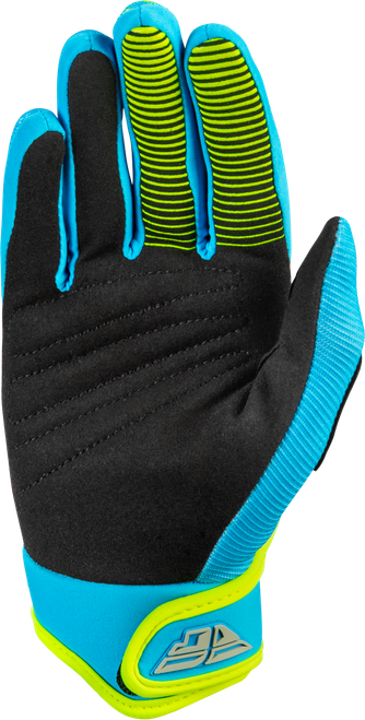 FLY RACING 379-213Y3XS YOUTH F-16 GLOVES BLUE/HI-VIS Y3XS