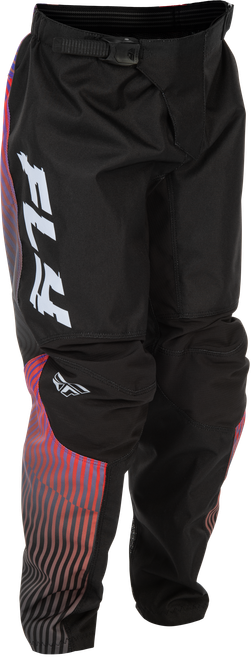 FLY RACING 379-23118 YOUTH F-16 PANTS BLACK/RED/PURPLE SZ 18