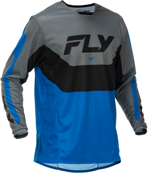 FLY RACING 379-421L KINETIC JERSEY BLUE/GREY/BLACK LG