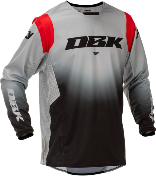 FLY RACING 379-5202X KINETIC DBK JERSEY GREY/BLACK/RED 2X