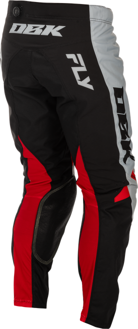 FLY RACING 379-53028 KINETIC DBK PANTS GREY/BLACK/RED SZ 28
