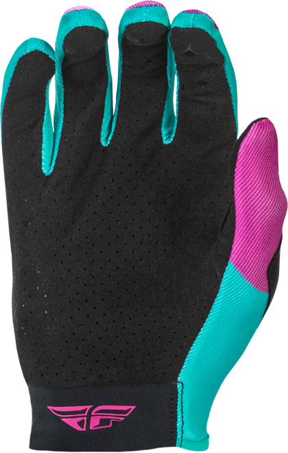 FLY RACING 379-612X WOMEN'S LITE GLOVES PINK/TURQUOISE XL