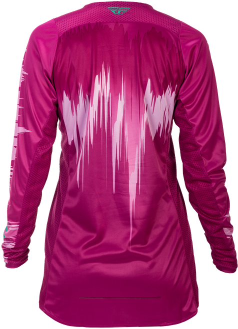 FLY RACING 379-622S WOMEN'S LITE JERSEY PINK/TURQUOISE SM
