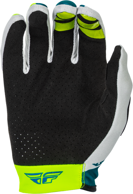 FLY RACING 379-7133X LITE GLOVES GREY/LIME/TEAL 3X