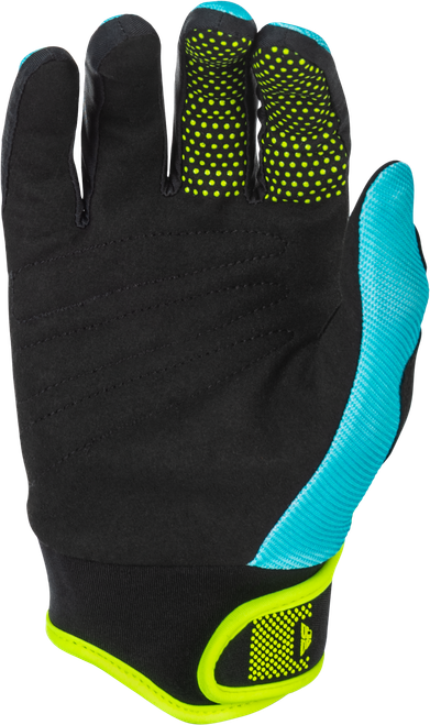 FLY RACING 379-913M F-16 GLOVES AQUA/BLACK/WHITE MD