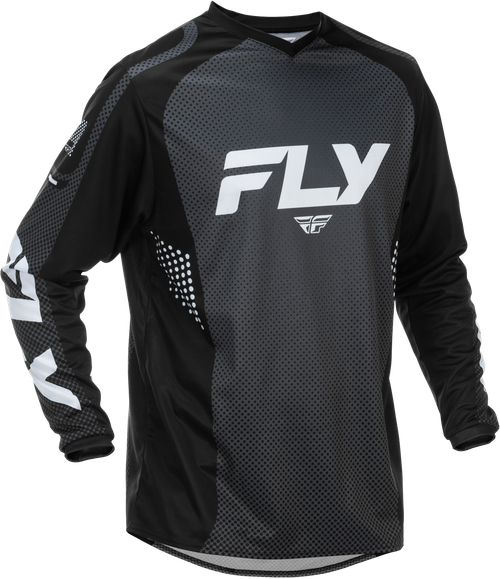 FLY RACING 379-9203X F-16 JERSEY BLACK/WHITE 3X