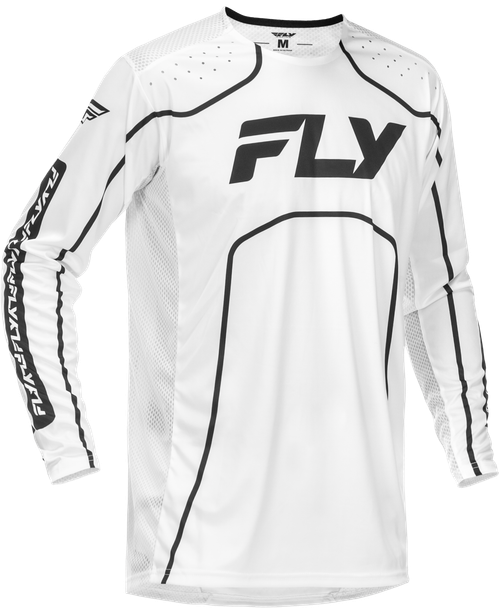 FLY RACING 379-054X RAYCE BICYCLE JERSEY WHITE/BLACK XL