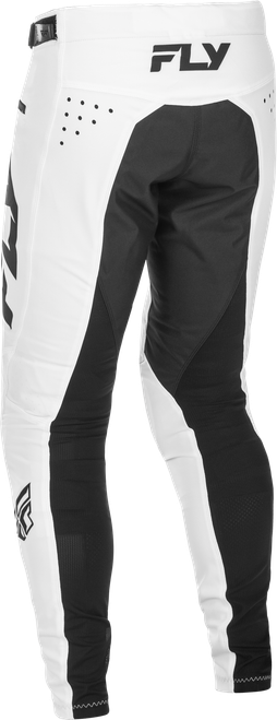 FLY RACING 379-06424 YOUTH RAYCE BICYCLE PANTS WHITE/BLACK SZ 24