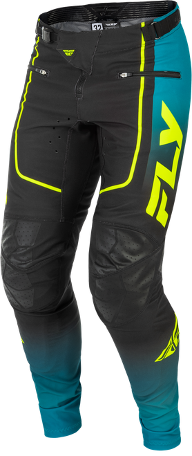 FLY RACING 379-06530 RAYCE BICYCLE PANTS TEAL/BLACK/LIME SZ 30