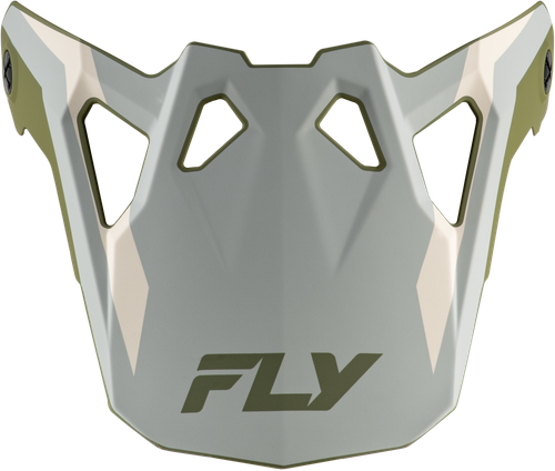 FLY RACING 73-0043VS FORMULA CP SEAL VISOR MATTE STONE/KHAKI/OLIVE YL-LG