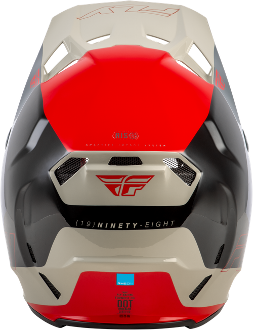 FLY RACING 73-4353YL YOUTH FORMULA CC GLIDE HELMET BLACK/RED/GREY YL