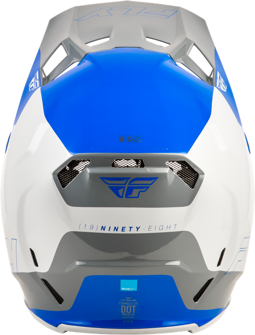 FLY RACING 73-4354L FORMULA CC GLIDE HELMET BLUE/LIGHT GREY/GREY LG