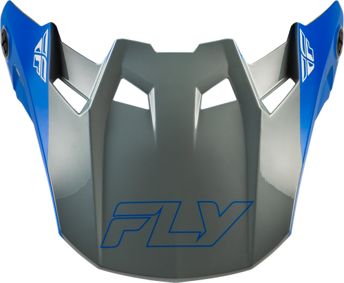FLY RACING 73-4354VS FORMULA CC GLIDE VISOR BLUE/LIGHT GREY/GREY YL/SM