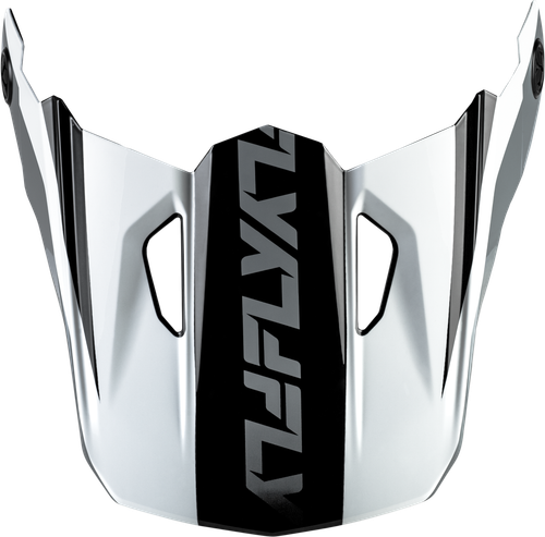 FLY RACING 73-8674VM KINETIC CREST HELMET VISOR BLACK/WHITE/GREY MD/LG