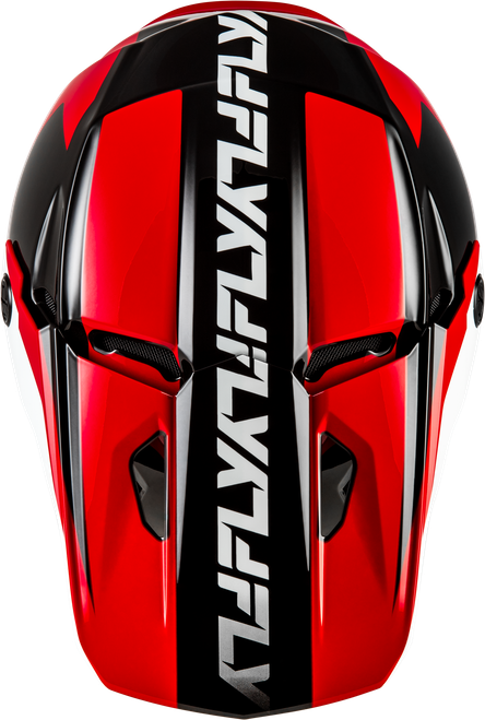 FLY RACING 73-86752X KINETIC CREST HELMET RED/BLACK/WHITE 2X