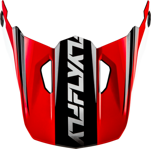 FLY RACING 73-8675VS KINETIC CREST HELMET VISOR RED/BLACK/WHITE XS/SM