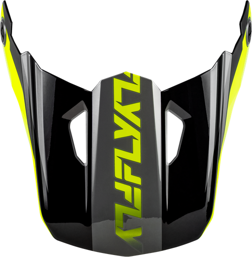 FLY RACING 73-8677VX KINETIC CREST HELMET VISOR GREY/BLACK/HI-VIS XL/2X