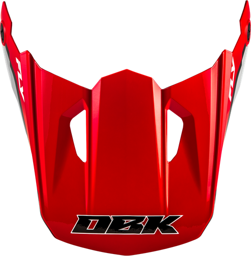 FLY RACING 73-8678VS KINETIC DBK HELMET VISOR RED/BLACK/GREY XS/SM