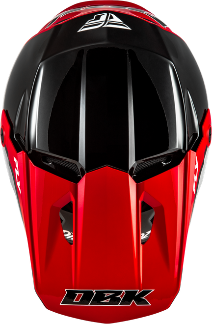 FLY RACING 73-8678XS KINETIC DBK HELMET BLACK/RED/GREY XS
