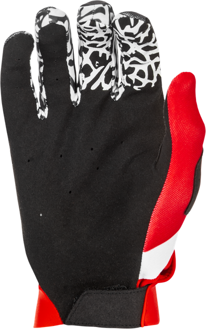 FLY RACING 379-0483X PRO LITE DBK GLOVES BLACK/WHITE/RED 3X