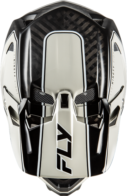 FLY RACING 73-9230S WERX-R FLOW CARBON HELMET BLACK CARBON/GREY SM