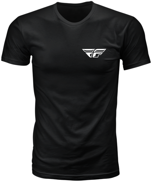 FLY RACING 354-0404L FLY STAPLE TEE BLACK LG