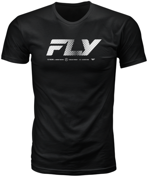 FLY RACING 354-0406L FLY WORLDWIDE TEE BLACK LG