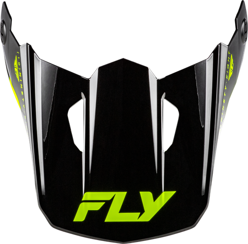 FLY RACING 73-8723VM KINETIC VERDICT HELMET VISOR BLACK/HI-VIS/GREY MD/LG