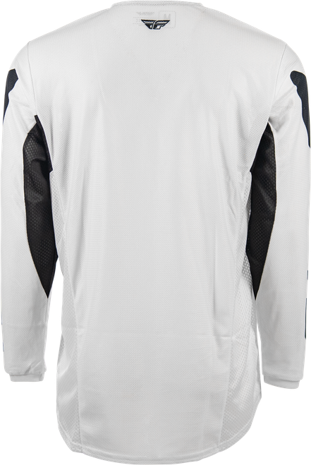 FLY RACING 380-310L KINETIC MESH JERSEY WHITE/BLACK LG