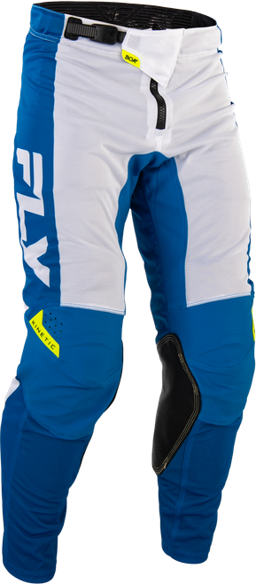 FLY RACING 380-32434 KINETIC MESH PANTS BLUE/WHITE/HI-VIS SZ 34