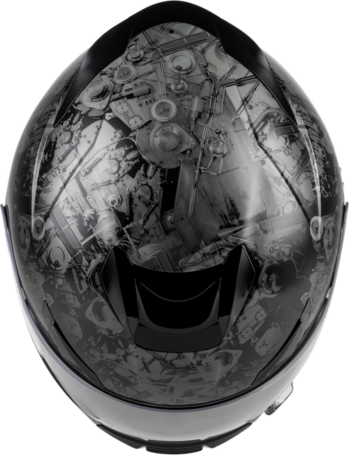 FLY RACING 73-8431M SENTINEL MECH HELMET BLACK/GREY/RED MD