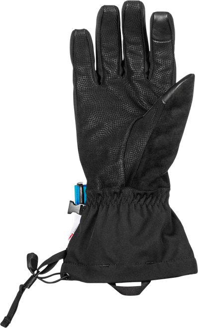 FLY RACING 371-0606X TITLE GAUNTLET GLOVES LIGHT GREY/BLACK/BLUE XL