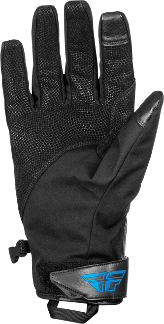 FLY RACING 371-0618XS TITLE LONG GLOVES BLUE/BLACK/LIGHT BLUE XS